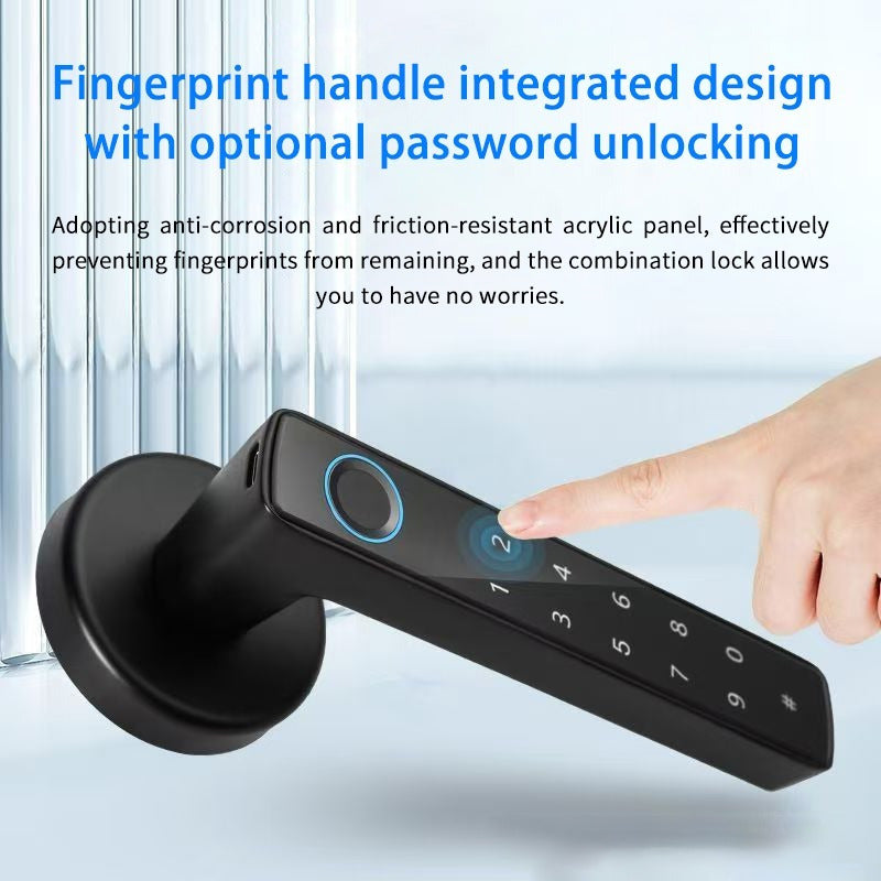 Smart Lock with Fingerprint, Code & App Control-1